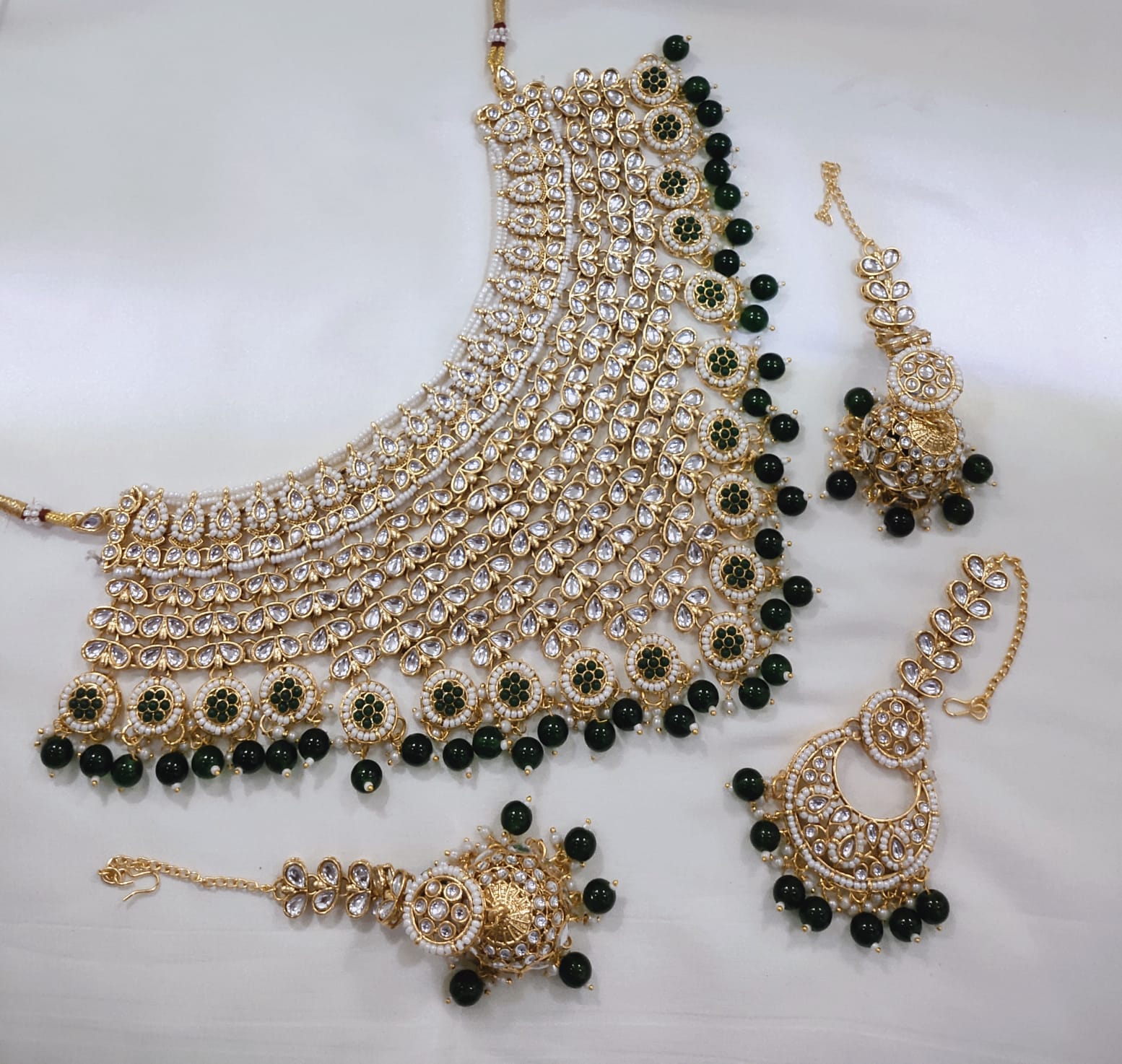 Gold Plated Jewellery Set For Woman