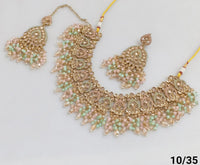 Antique Gold Plated Necklace Set