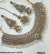 Traditional Antique Gold Plated Choker Necklace Set