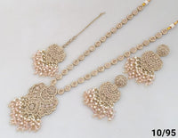 Antique Gold Plated Long Necklace Set