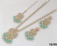 Antique Gold Plated Long Necklace Set