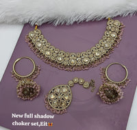 Antique Gold Plated Jewellery Set