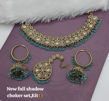 Antique Gold Plated Jewellery Set