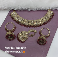 Antique Gold Plated Jewellery Set