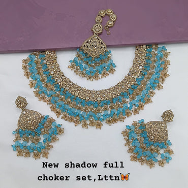 Antique Gold Plated Jewellery Set