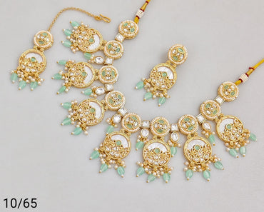 Antique Gold Plated Necklace Set