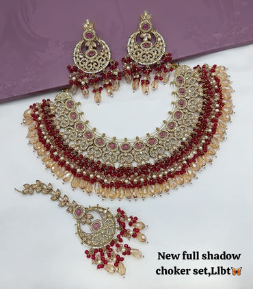 Antique Gold Plated Jewellery Set