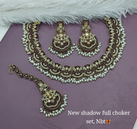 New Shadow Full Choker Set | Stunning Statement Jewelry for Special Occasions