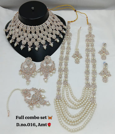Gold Plated Combo Jewellery Set
