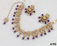 Antique Gold Plated Necklace Set