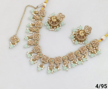 Antique Gold Plated Necklace Set