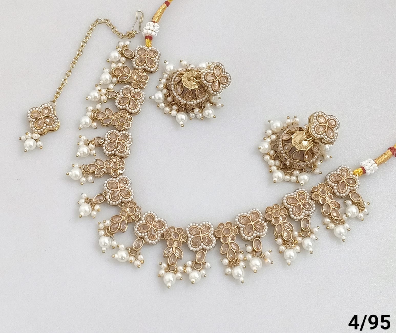 Antique Gold Plated Necklace Set