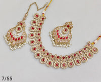 Antique Gold Plated Necklace Set