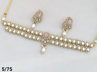 Antique Gold Plated Choker Necklace Set