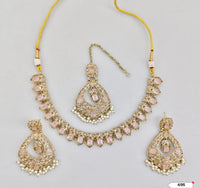 Antique Gold Plated Choker Necklace Set