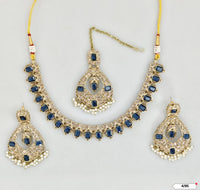 Antique Gold Plated Choker Necklace Set