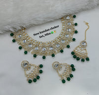 Elegant CZ Choker Necklace Set – Bridal & Traditional Jewelry