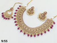 Antique Gold Plated Choker Necklace Set