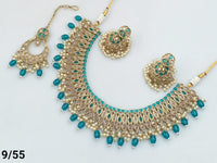 Antique Gold Plated Choker Necklace Set