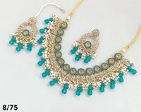 Antique Gold Plated Choker Necklace Set
