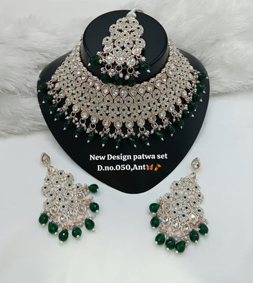 Soft Pink Droplets & Pearl Accents Choker Set