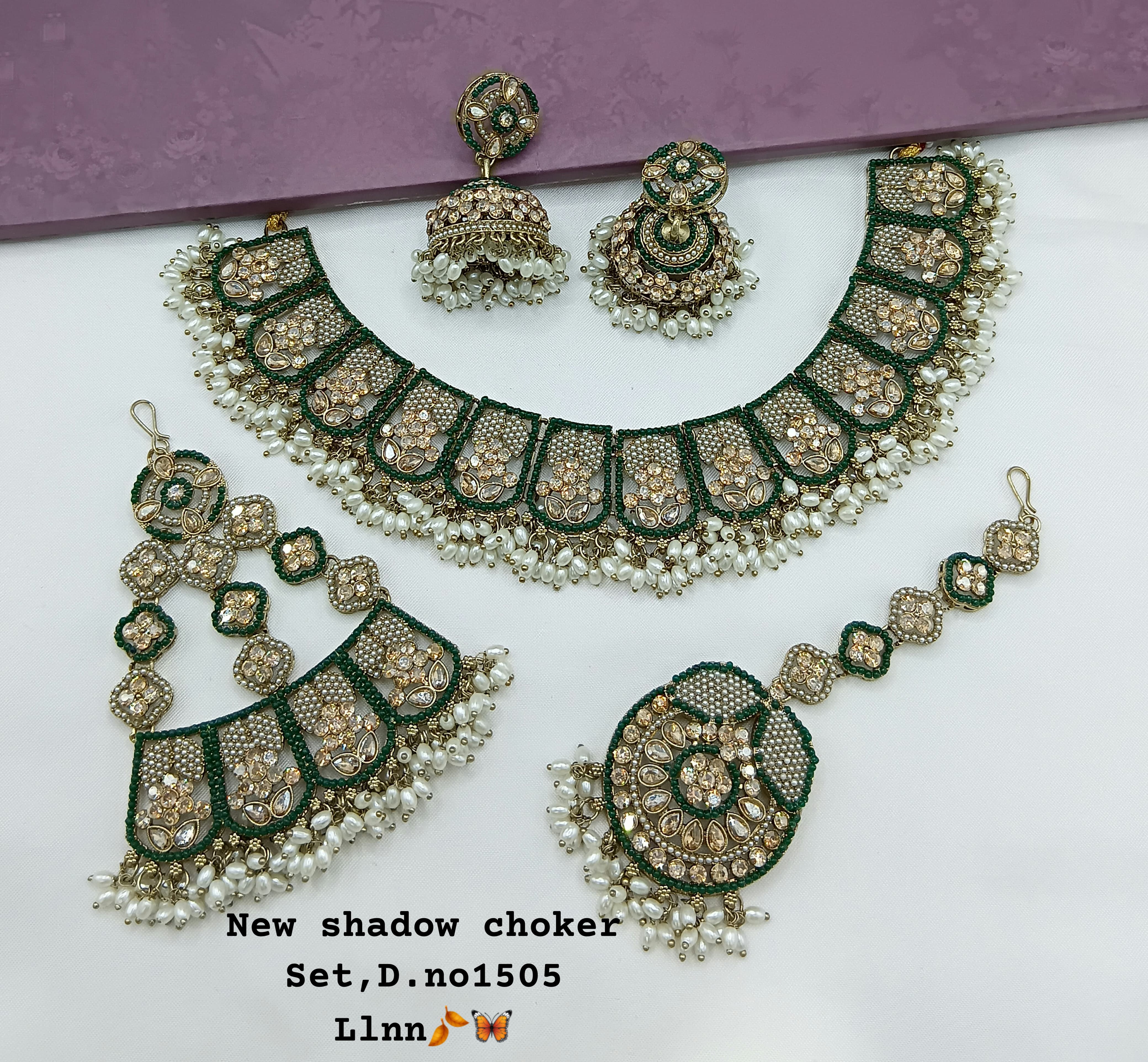 Antique Gold Plated Jewellery Set