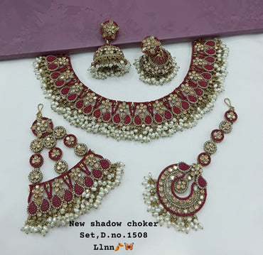Antique Gold Plated Jewellery Set