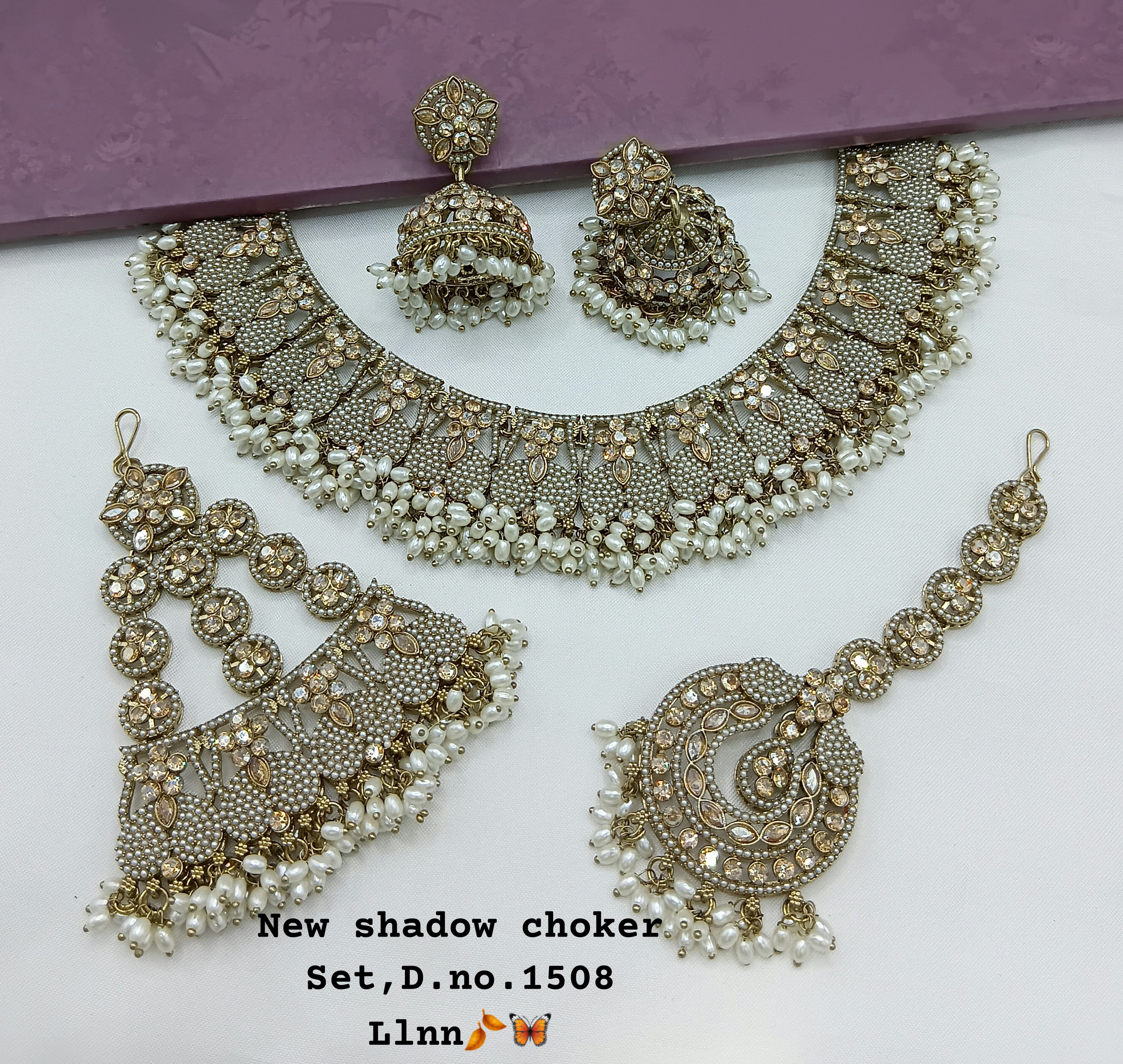 Antique Gold Plated Jewellery Set