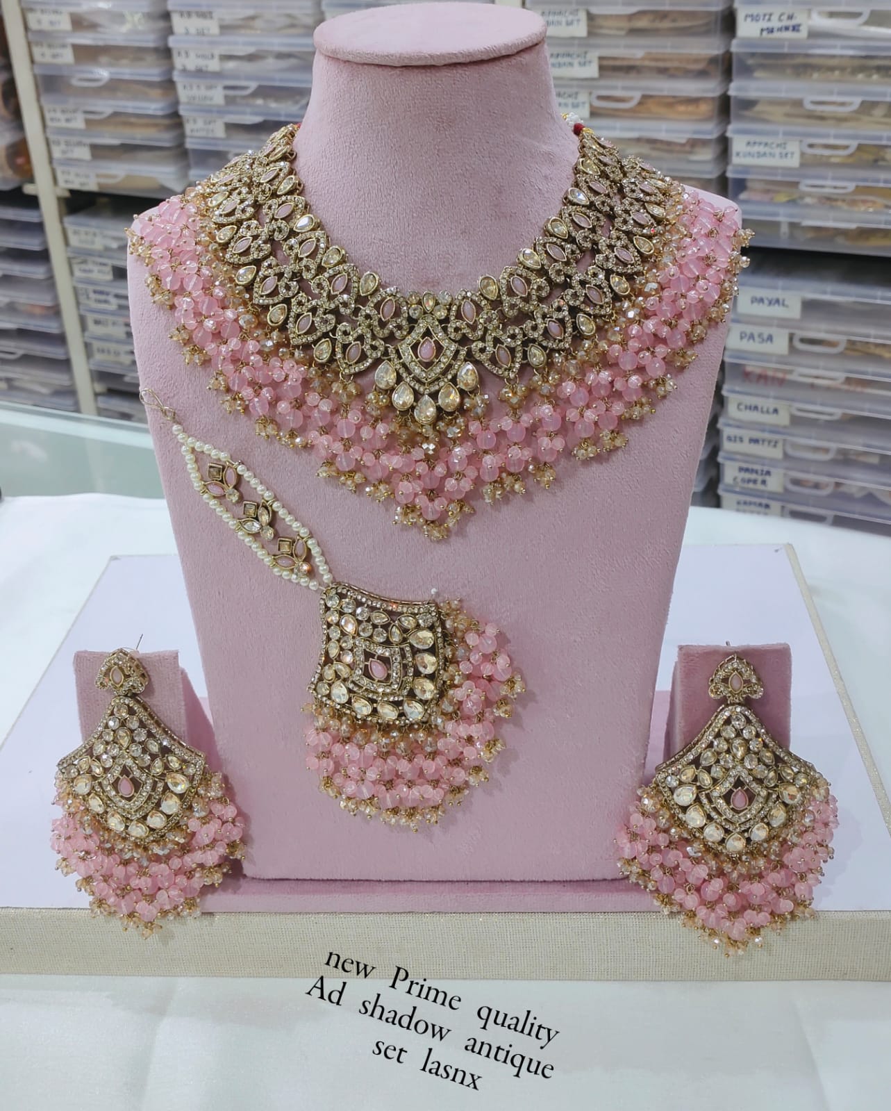 Antique Gold Plated Jewellery Set