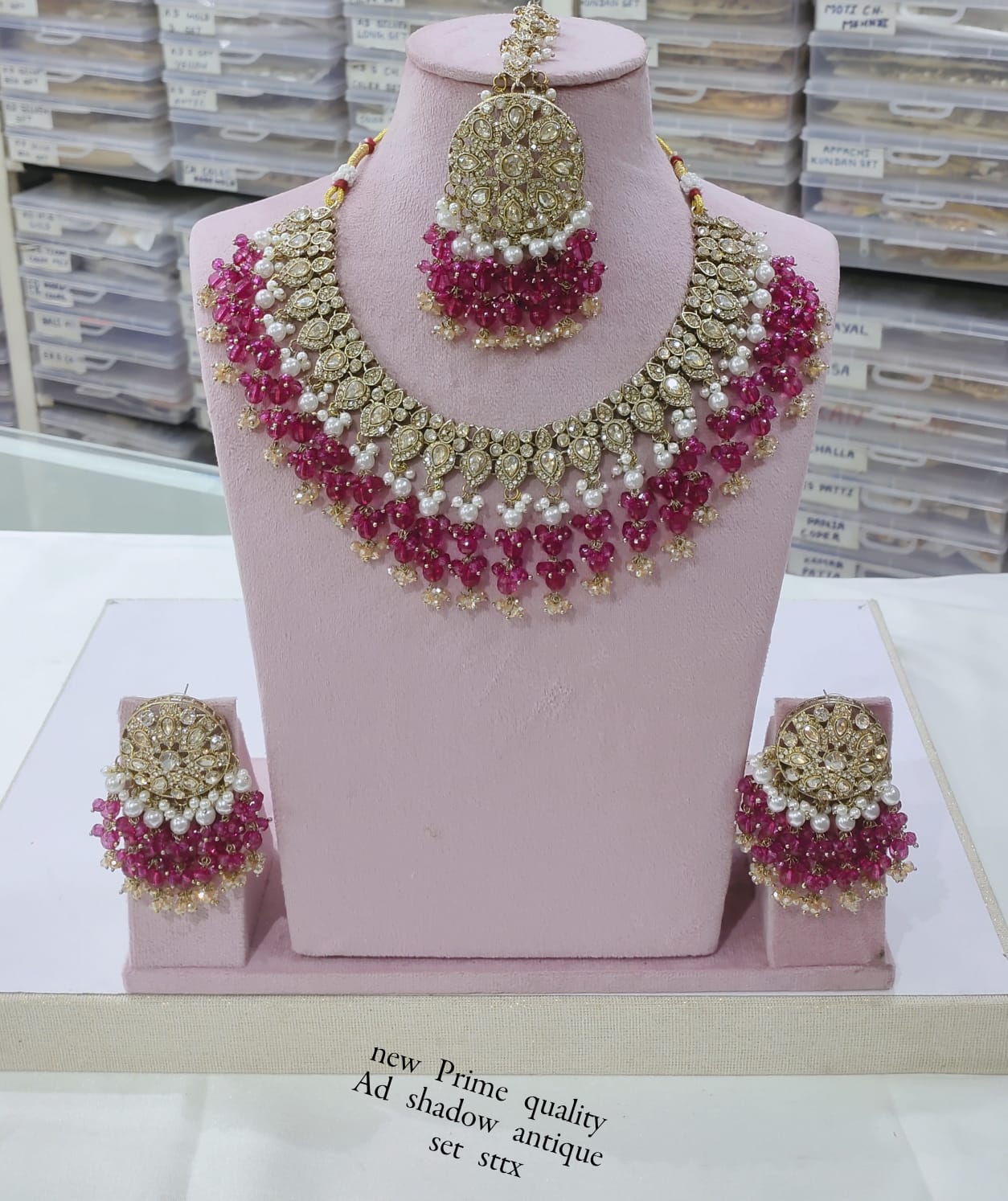 Antique Gold Plated Jewellery Set