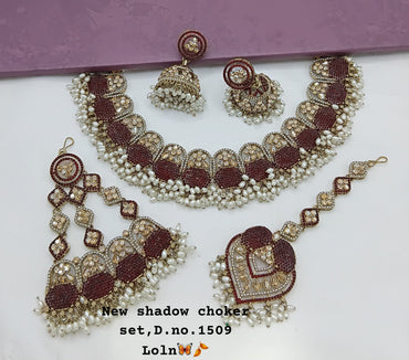 Antique Gold Plated Jewellery Set
