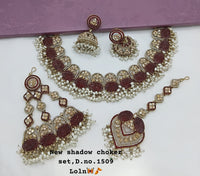 Antique Gold Plated Jewellery Set