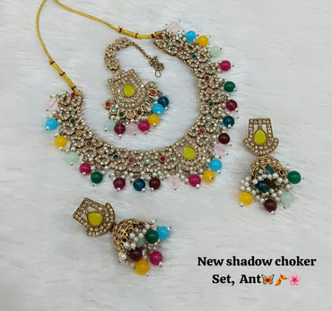 Antique Gold Plated Jewellery Set