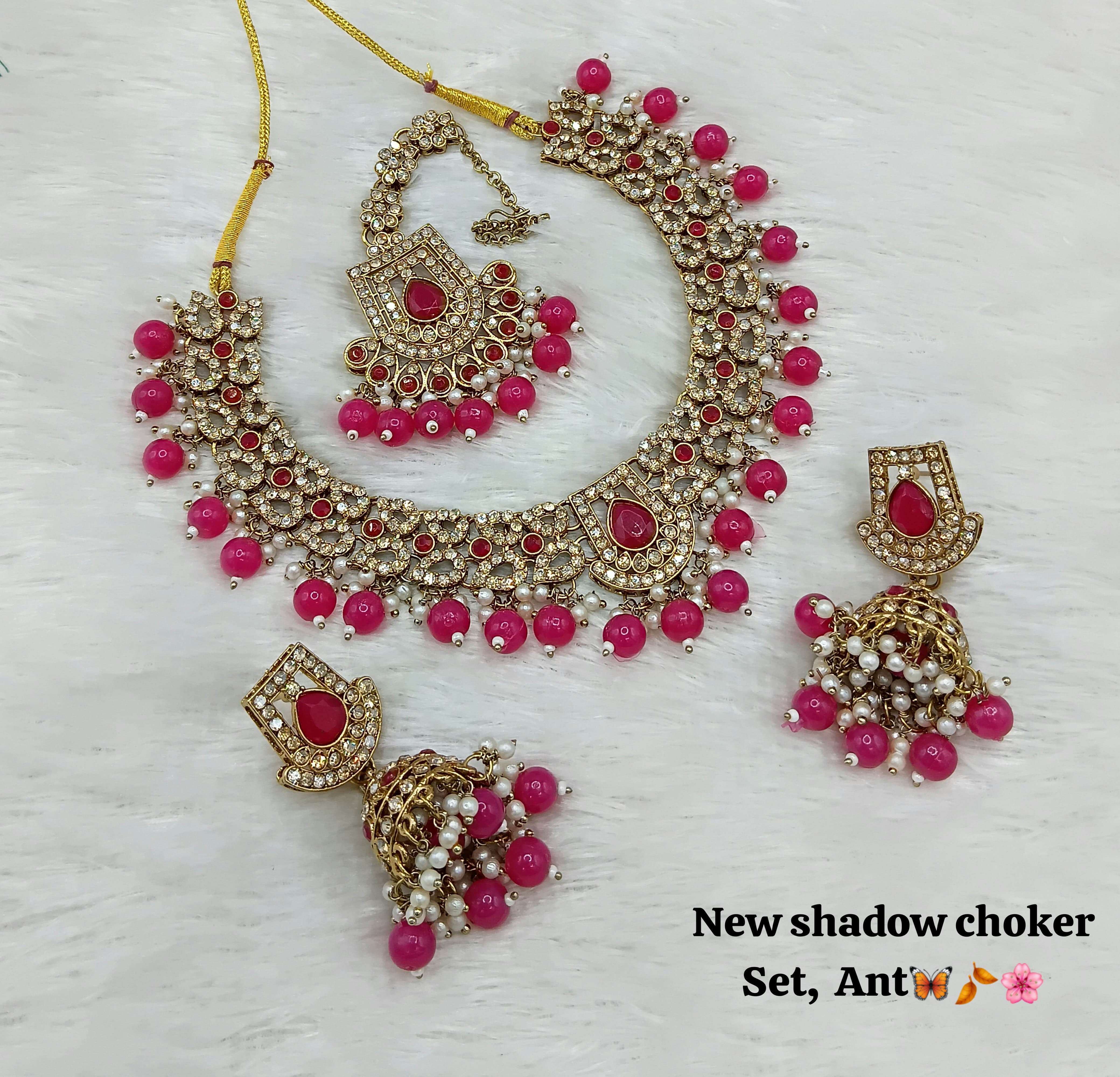 Antique Gold Plated Jewellery Set