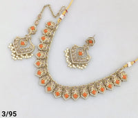 Antique Gold Plated Choker Set