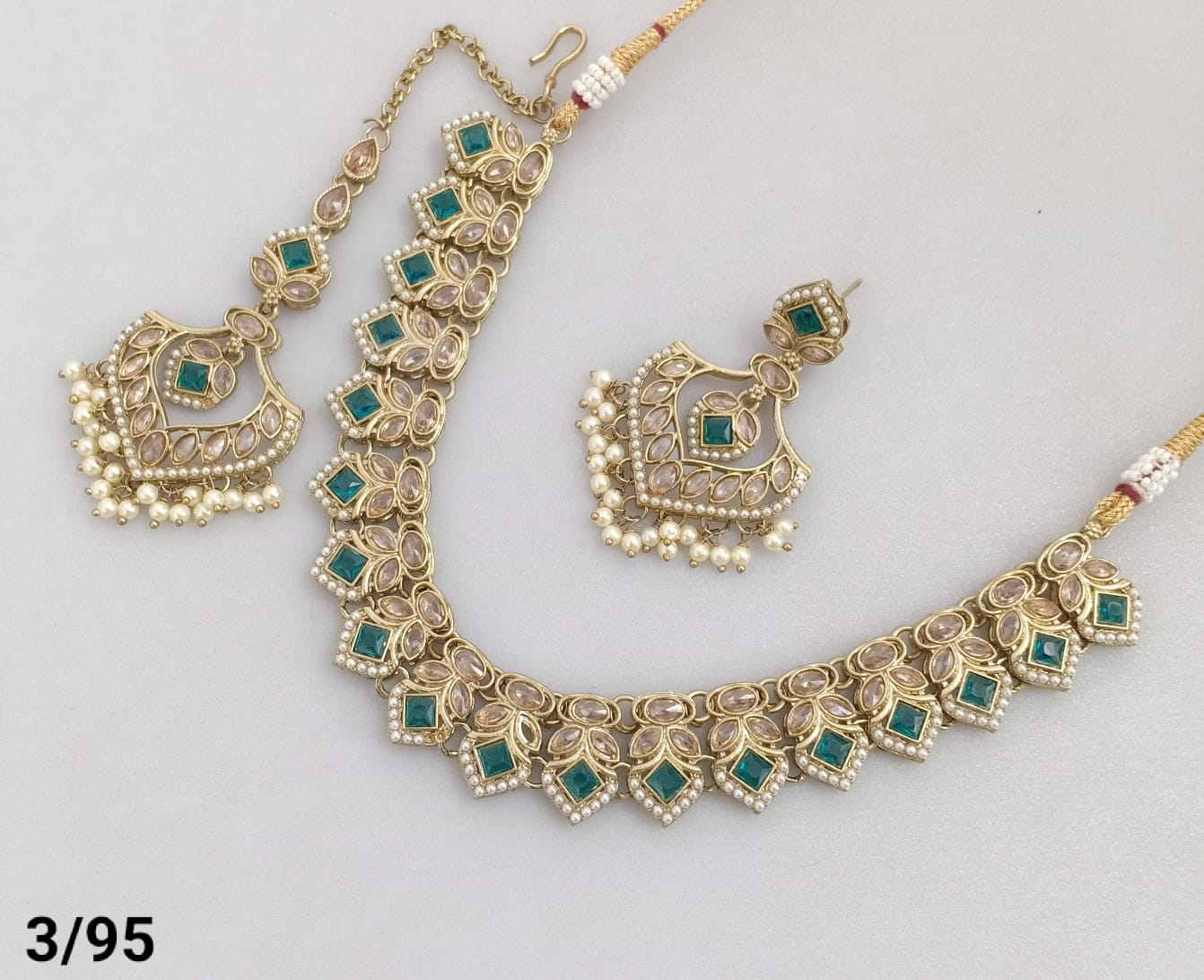 Antique Gold Plated Choker Set