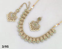 Antique Gold Plated Choker Set