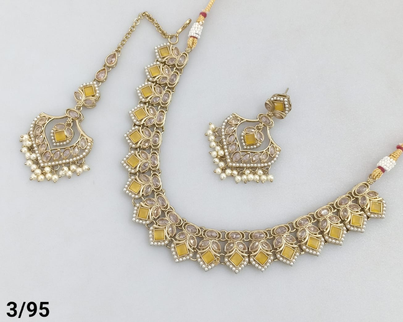Antique Gold Plated Choker Set