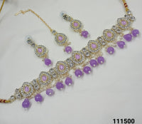 Gold Plated Choker Necklace Set
