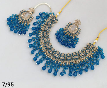 Antique Gold Plated Choker Necklace Set
