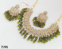 Antique Gold Plated Choker Necklace Set
