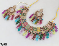 Antique Gold Plated Choker Necklace Set