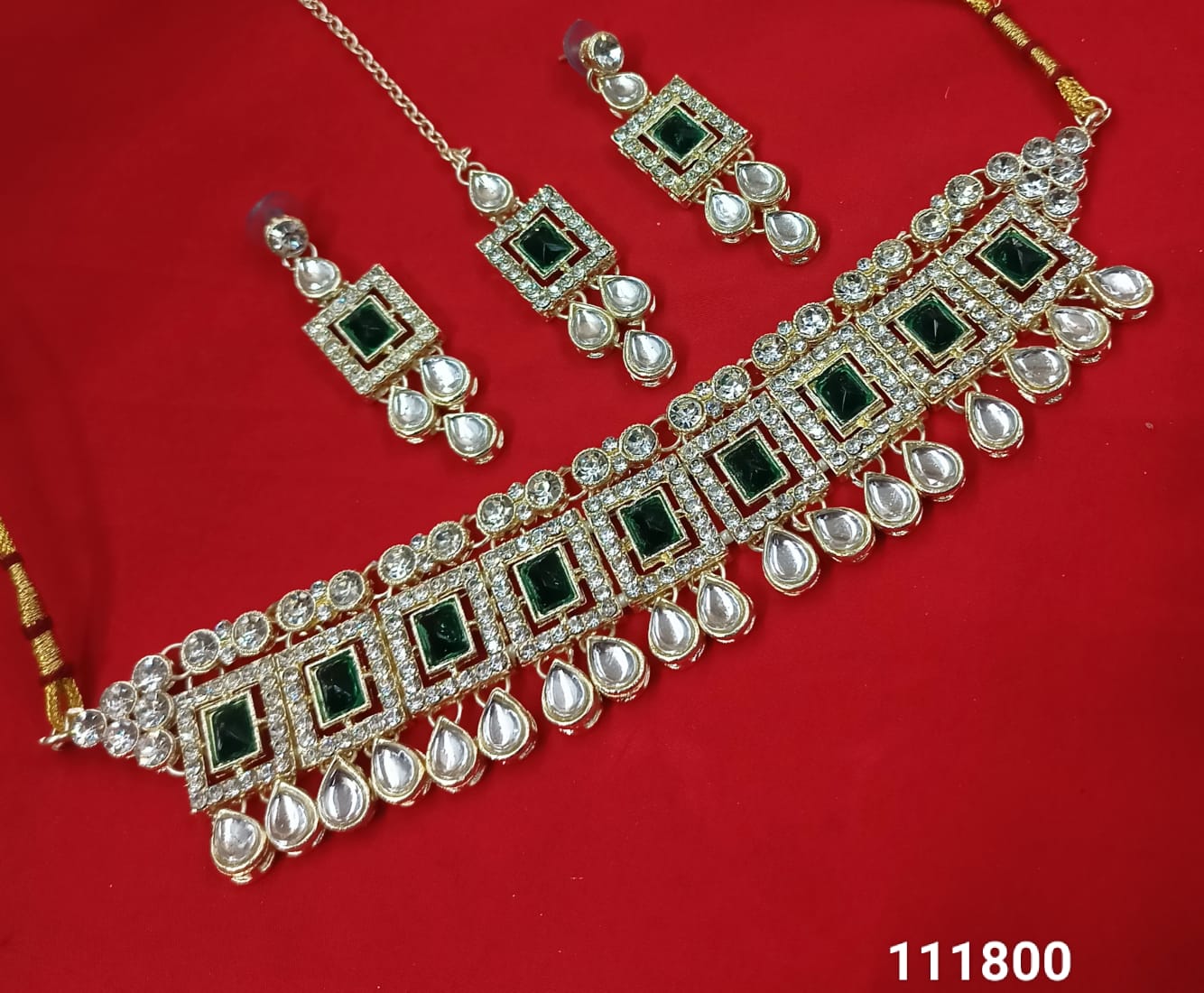 Amazing Gold Plated Choker Necklace Set