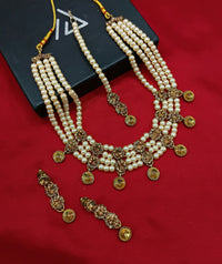 Antique Gold Plated Choker Necklace Set