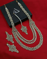 Antique Gold Plated Long Jewellery Set