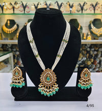Gold Plated Long Jewellery Set