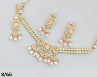 Gold Plated Kundan Choker Set