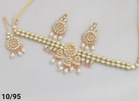 Gold Plated Kundan Necklace Set