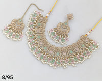Antique Gold Plated Choker Necklace Set