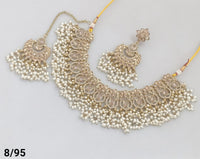Antique Gold Plated Choker Necklace Set